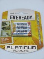 Eveready Platinum Alkaline Batteries -AAA- Pack of 4