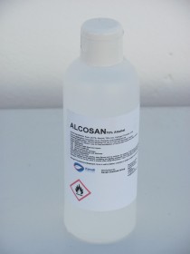 ALCOSAN 70% Liquid Hand Sanitizer - 200ml (Average Box of 15)
